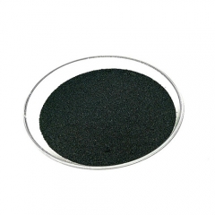 How is iron carbide Fe3C powder produced?